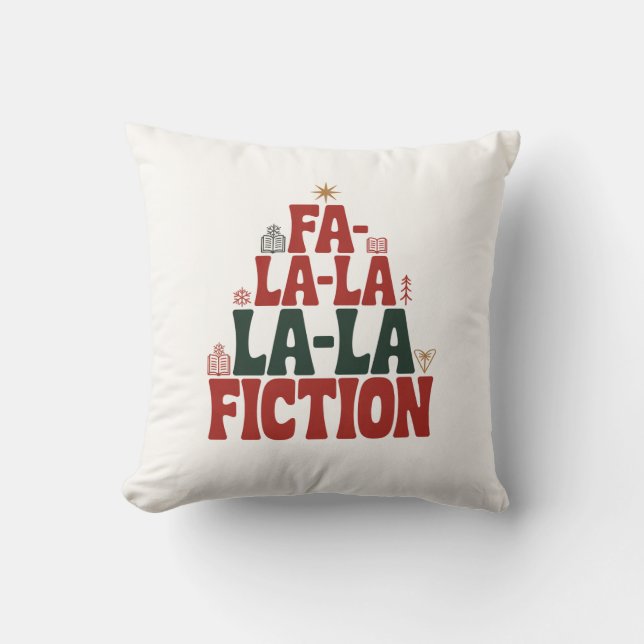 Coussin Fa-la-la Fiction Cozy Christmas Accent (Recto)