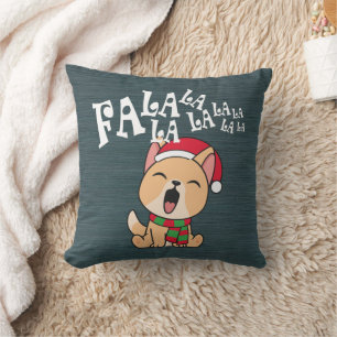 Coussin Fa La La La La Christmas Chien chantant Jeu d'Orei