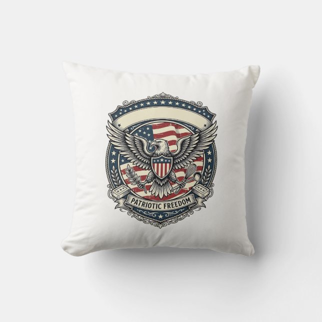 Coussin Fabricant de savon patriotique  (Recto)