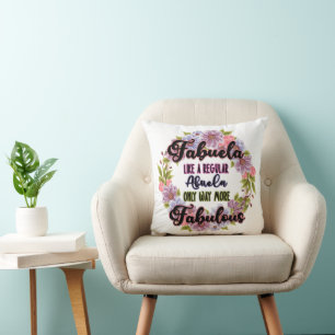 Coussin Fabuela Comme Une Abuela Régulière Seulement Beauc