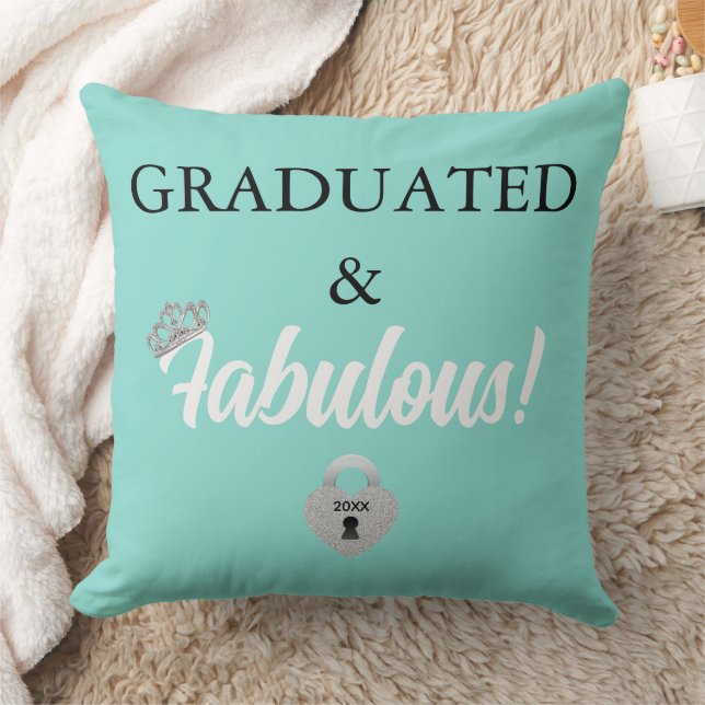 Coussin Fabulous & Graduated Celebration Tiara Party Decor (Couverture)