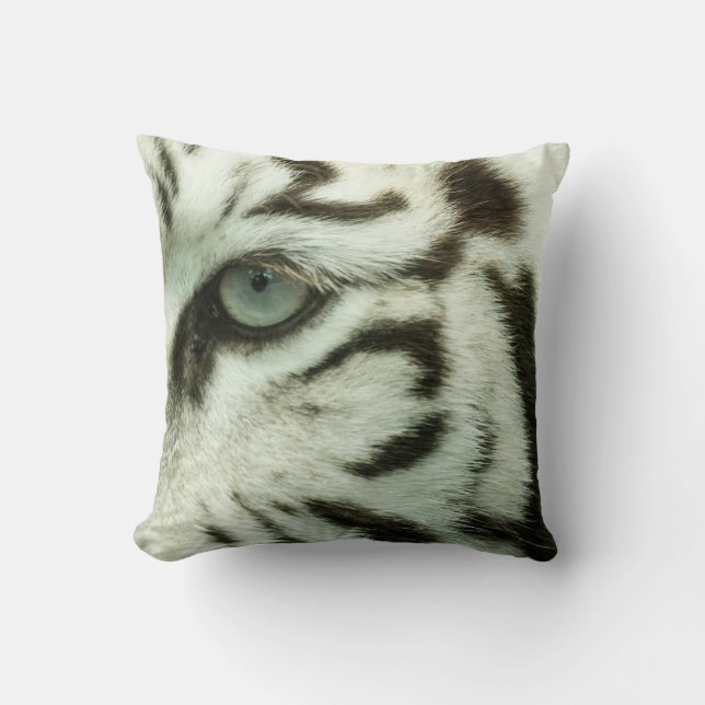 COUSSIN FACE DU TIGRE BLANC (Recto)