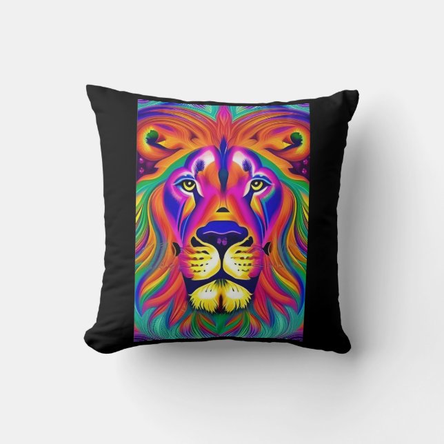 coussin face lion (Recto)