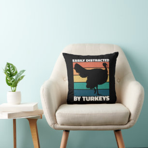 Coussin Facile À Distraire Par Turkeys Cute Owner Cool Par
