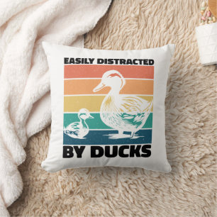 Coussin Facilement Distrait Par Canards Amour Cool De L'Ag