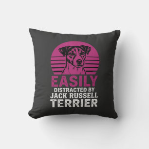 Coussin Facilement Distrait Par Jack Russell Terrier