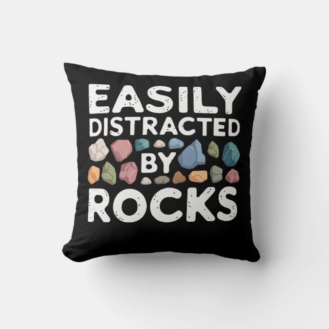Coussin Facilement Distrait Par Les Roches (Recto)