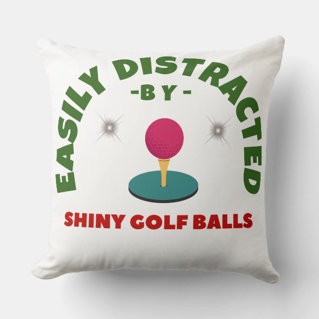 COUSSIN FACILEMENT DISTRAIT PAR L'HUMOUR DE GOLF DE SHINY  (Recto)