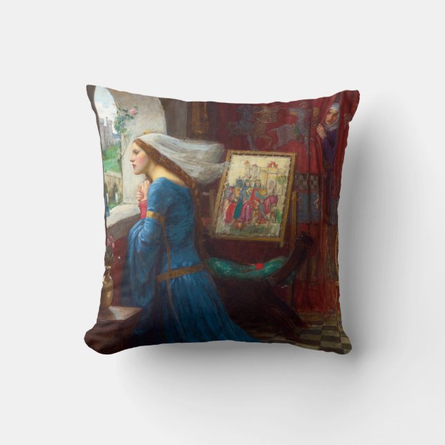 Coussin Fair Rosamund c. 1916 par John William Waterhouse (Recto)