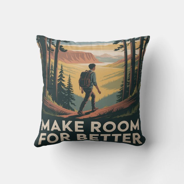 Coussin Faire de la place pour mieux (Verso)