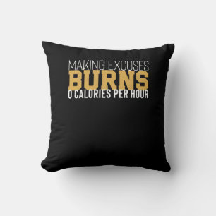 Coussin Faire des examens brûle zéro calories Motivation