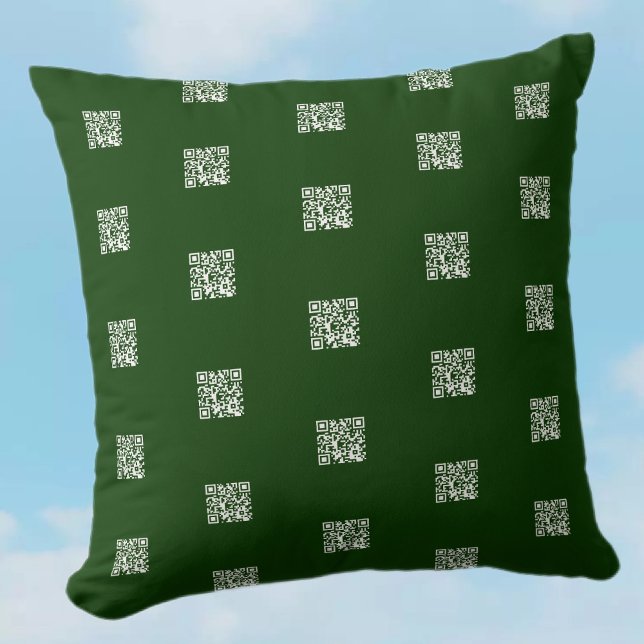 Coussin Faire instantanément QR Code avec Motif Carrelé De (Créateur téléchargé)