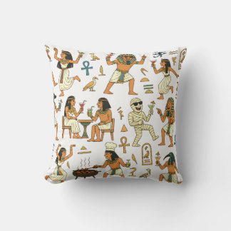 Coussin Faire la fête comme un Égyptien