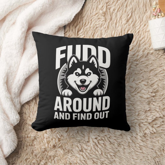 Coussin Faire le fou et découvrir (Couverture)