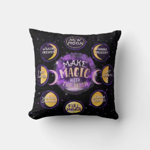 Coussin Faire Magie Avec La Lune Cycles Lunaires Phases