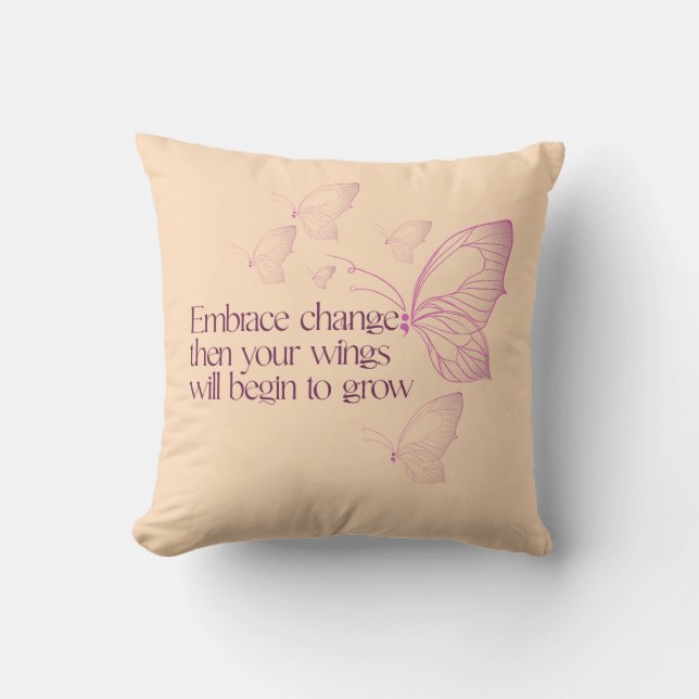 Coussin Faire place au changement (Recto)