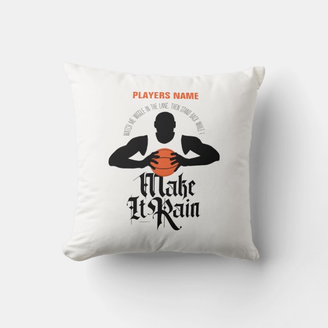 Coussin Faire Pleurer (Basket-Ball) Lancer l'oreiller (Recto)