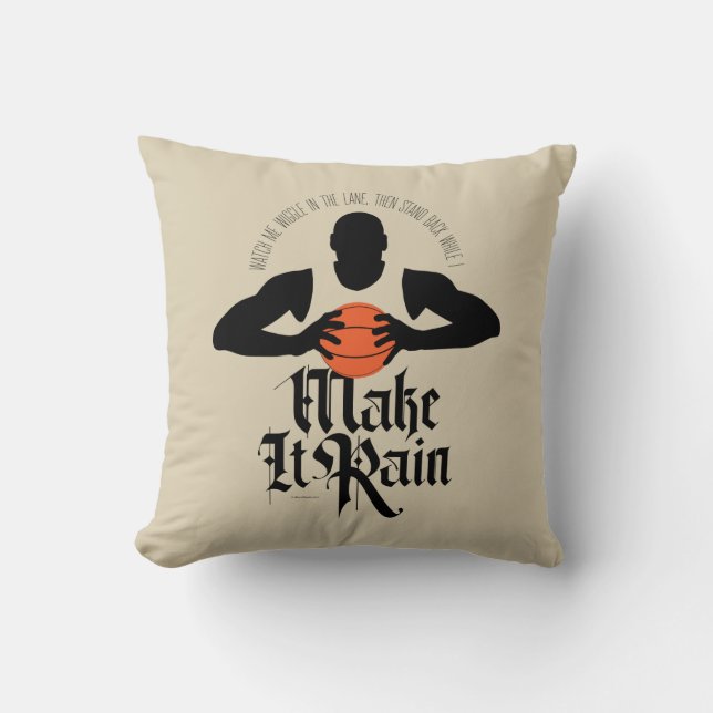 Coussin Faire pleuvoir (Basketball) (Recto)