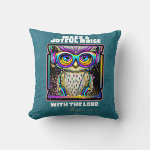 Coussin Faire un bruit joyeux foi chrétienne