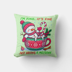 Coussin Faire une crise de nerfs