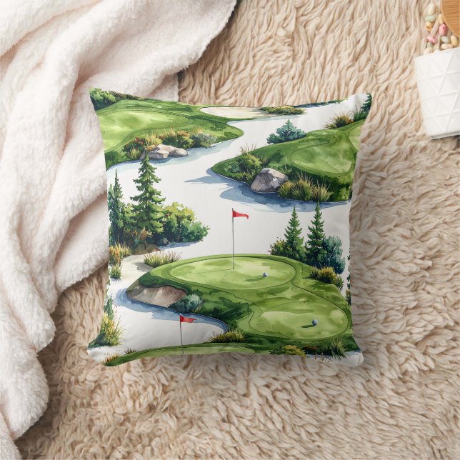 Coussin Fairway de golf et green de putting (Couverture)