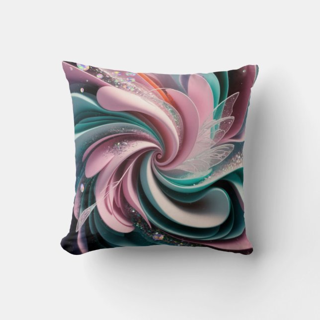 Coussin Fairycore abstrait fairy (Recto)