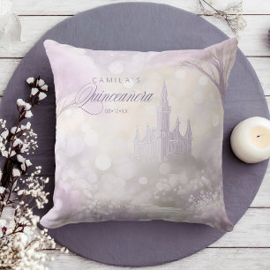 Coussin Fairytale Castle Quinceanera Lavender ID1030
