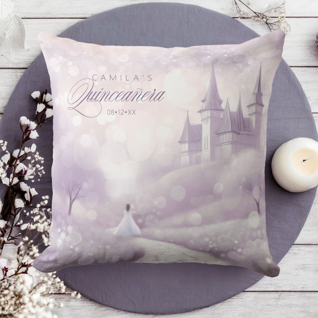 Coussin Fairytale Princess V2 Quinceanera Lavender ID1030 (Créateur téléchargé)