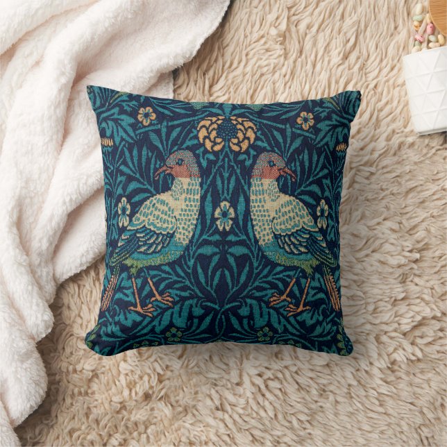 Coussin Faisans William Morris (Couverture)