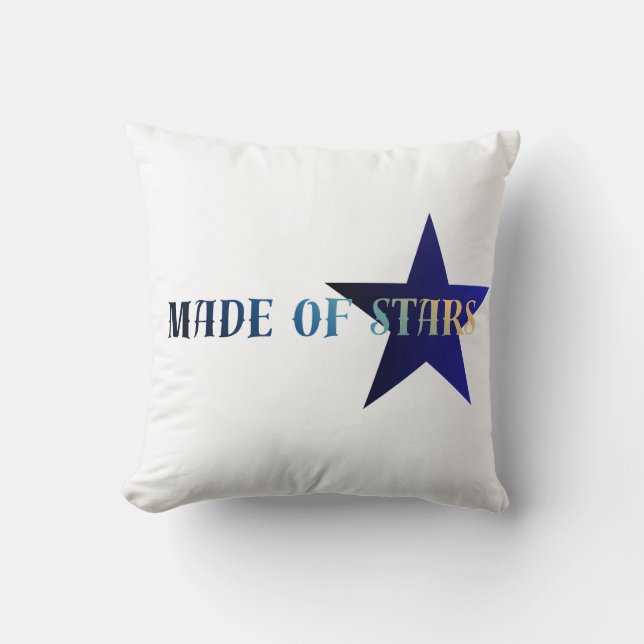 Coussin Fait d'étoiles (Recto)