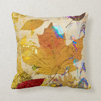 Coussin fait sur commande d'automne de collage
