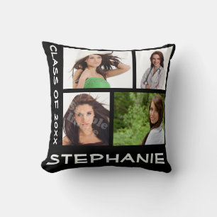 Coussin fait sur commande de collage de photo de