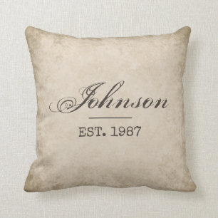 Coussin fait sur commande de ferme, votre nom de