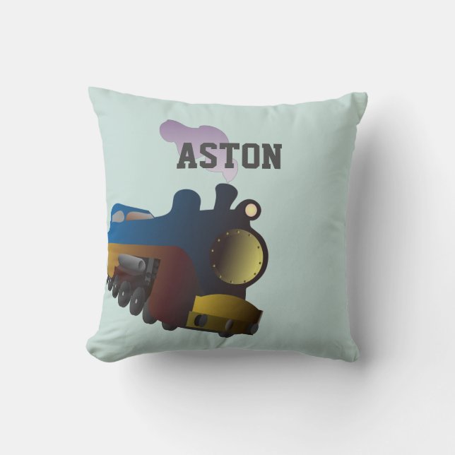 Coussin fait sur commande de train (Recto)