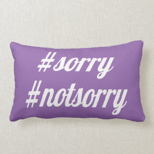 Coussin fait sur commande désolé et non désolé de