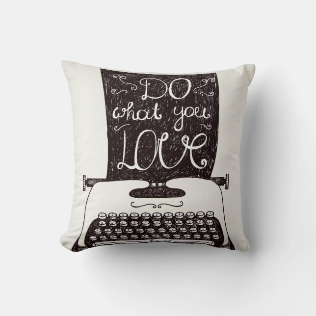 Coussin Faites ce que vous aimez (Recto)