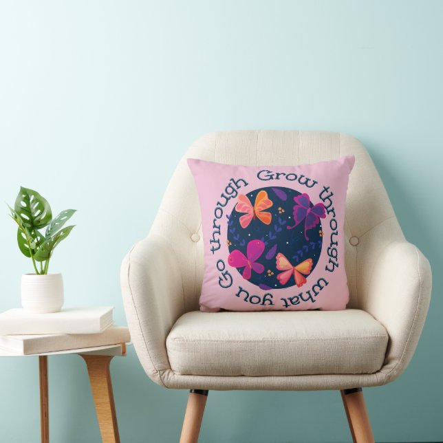 Coussin Faites le tour de ce que vous traversez (Chaise)