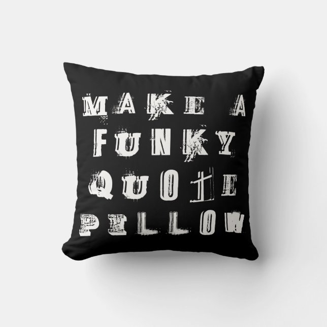 Coussin Faites votre propre devis Funky Personnalisé | Noi (Recto)