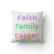 Faith & Joy Easter Pillow – Faith Family Easter