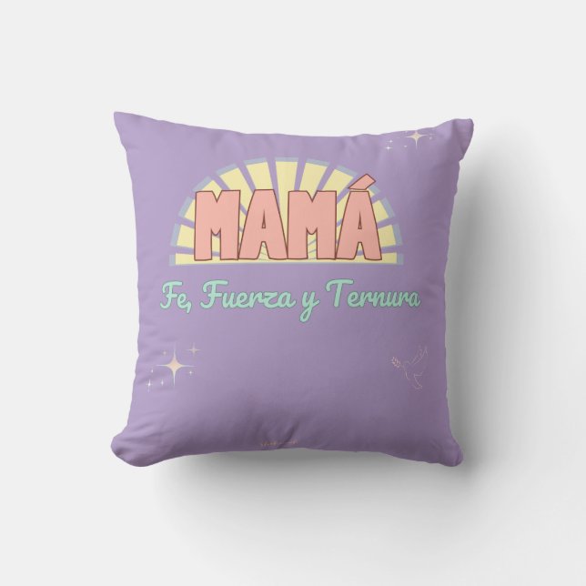 Coussin Faith, Strength & Tenderness (Recto)