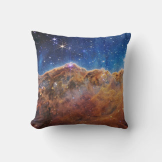 Coussin Falaises cosmiques dans la Nebula de la Carina