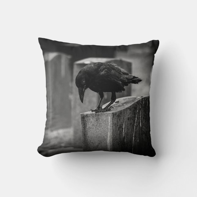 Coussin Falln Cemetery Crow (Recto)