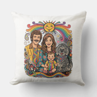 Coussin famille avec