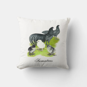Coussin Famille Blue Sumatra