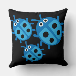 Coussin Famille de coccinelles adorables enfants