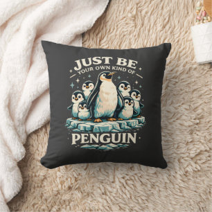 Coussin Famille de manchots mignons, source d'inspiration