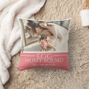 Coussin Famille de Pâques simple Oeuf de Pâques photo de c