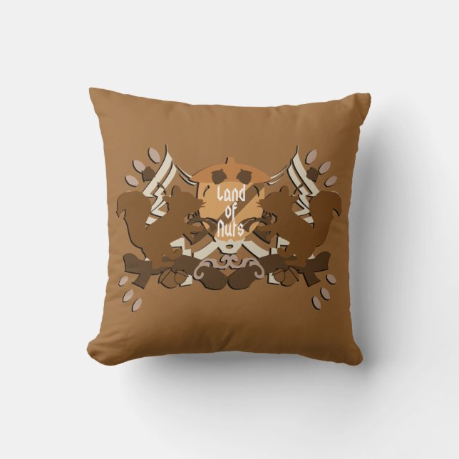 Coussin Famille des Terres Nuts (Recto)