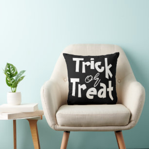 Coussin Famille Halloween citrouille éffrayante jack-o-lan