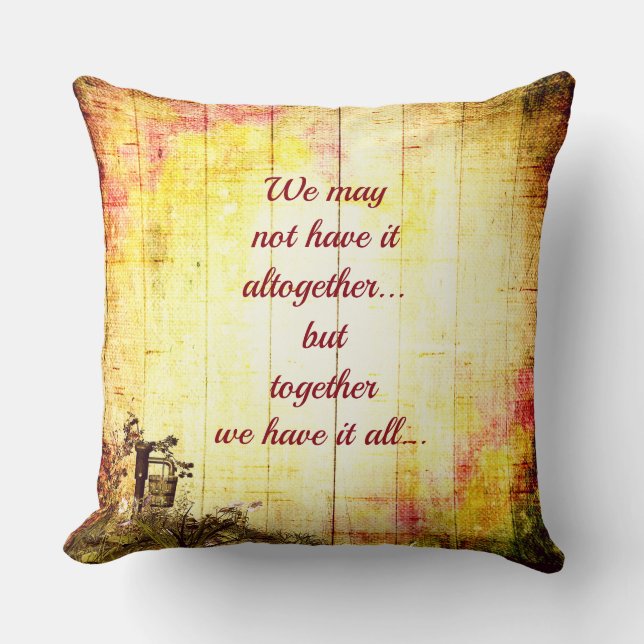 Coussin Famille Monogrammé Pays Design chic (Recto)